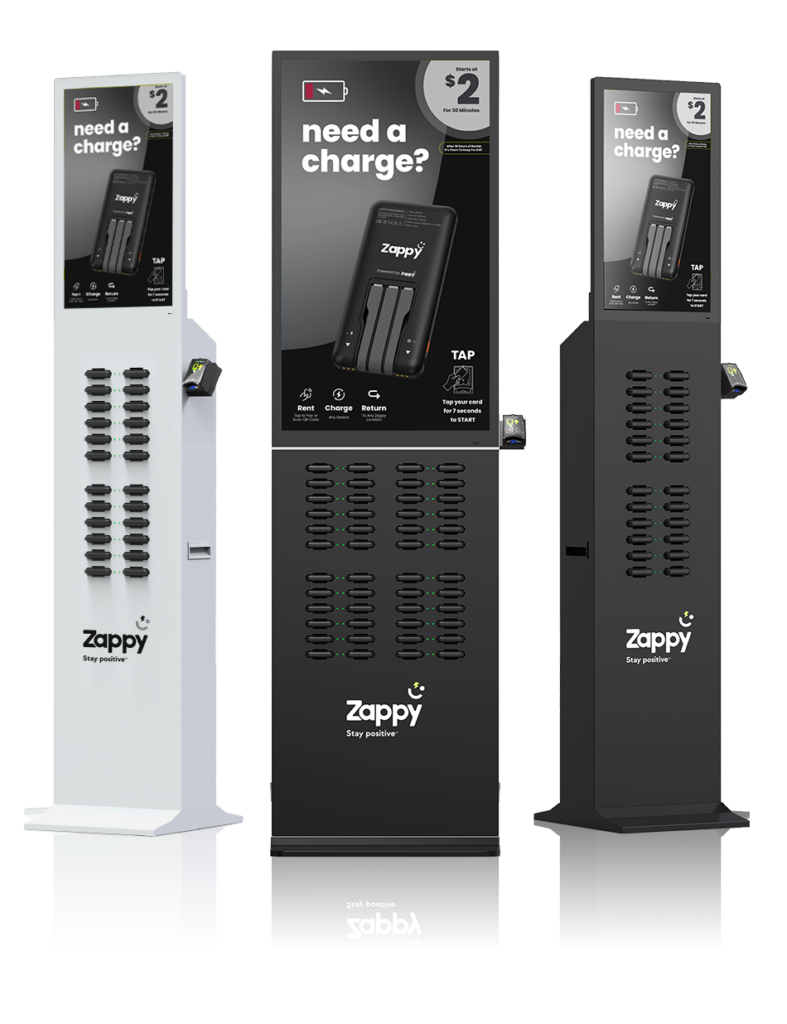 Zappy Portable Charging Kiosks